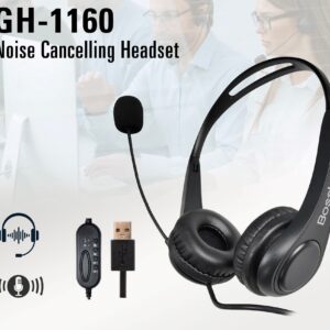 BOSSTON GH-1160 NOISE CANCELLING HEADSET